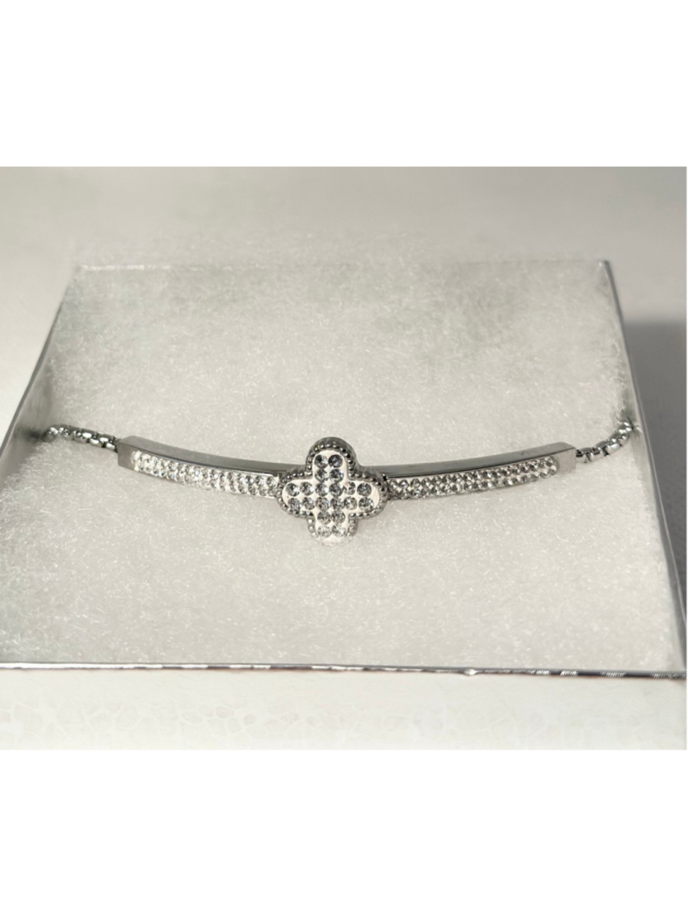 Adjustable Silver bracelet - Picture 3 of 4